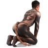 CosplayDogs Combinaison Cosplay Loup-Garou Werewolf Marron